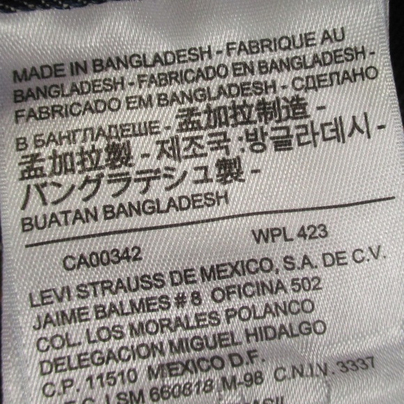 Levi's Jeans Men's 41x32 Dark‎ Wash 527 Slim Bootcut 100% Cotton Rigid Denim - Picture 6 of 8